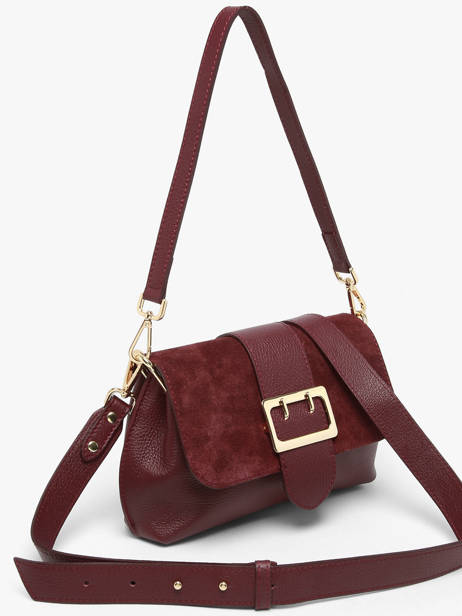 Satchel Velvet Caviar Leather Milano Violet velvet caviar VC25114 other view 1
