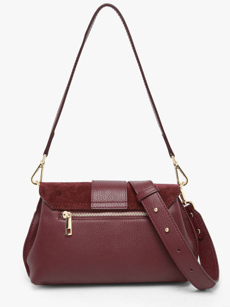 Satchel Velvet Caviar Leather Milano Violet velvet caviar VC25114 other view 3
