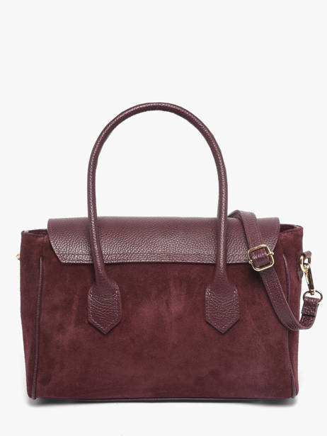 Shoulder Bag Velvet Caviar Leather Milano Violet velvet caviar VC26061 other view 3