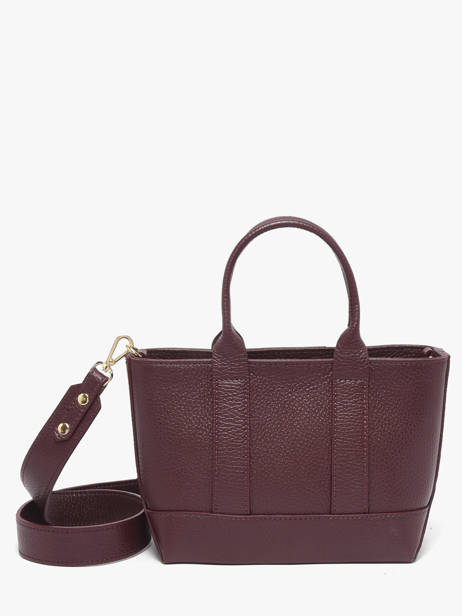 Satchel Caviar Leather Milano Violet caviar CA26066