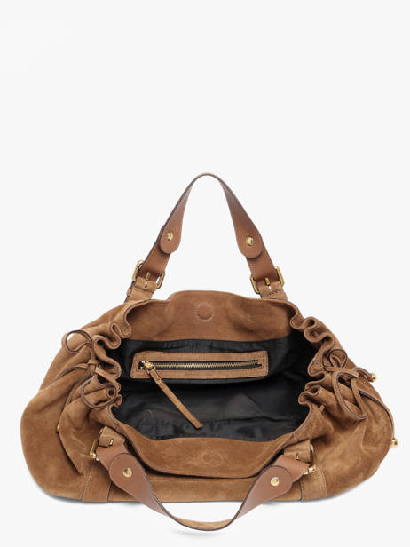 Shoulder Bag Folk Leather Gerard darel Beige folk DES01407 other view 3
