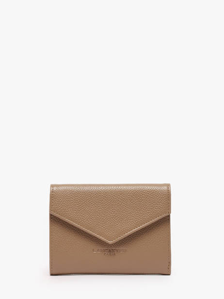 Coin Purse Foulonne Leather Lancaster Beige foulonne pm 29
