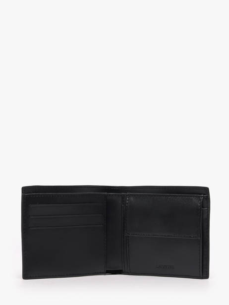 Wallet Leather Lacoste Black fg NH2505FG other view 4
