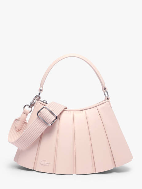 Shoulder Bag Lenglen Leather Lacoste Pink lenglen NU5011DP