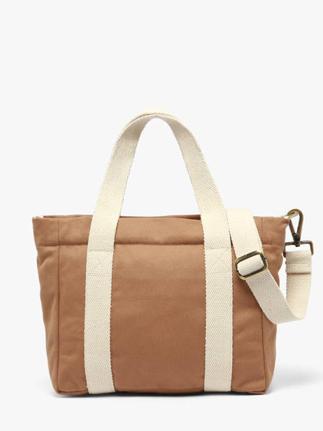 Cotton Louise Small Tote Bag Hindbag Brown best seller LOUISE other view 3