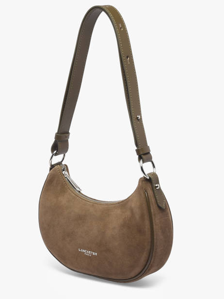 Shoulder Bag Suede Leather Lancaster Green suede 81 other view 1