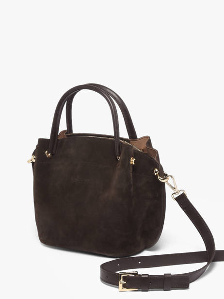 Shoulder Bag Suede Louisa Leather Lancaster Brown suede louisa 103 other view 1