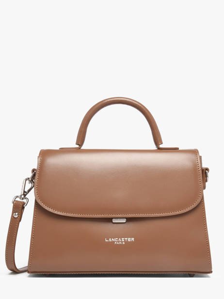 Medium Leather Suave Crossbody Bag Lancaster Beige suave even 17