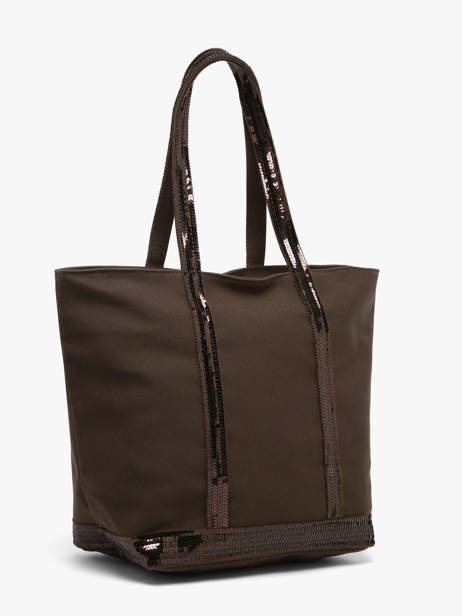 Satchel Cabas Cotton Vanessa bruno Brown cabas 1V40378 other view 1