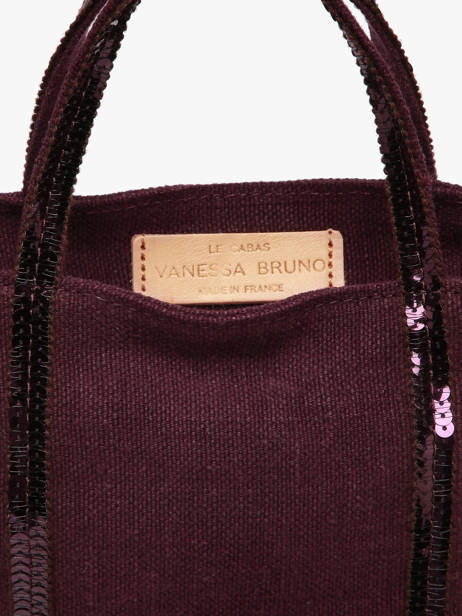 Crossbody Baby Cabas Linen Vanessa bruno Violet cabas lin 31V40410 other view 2