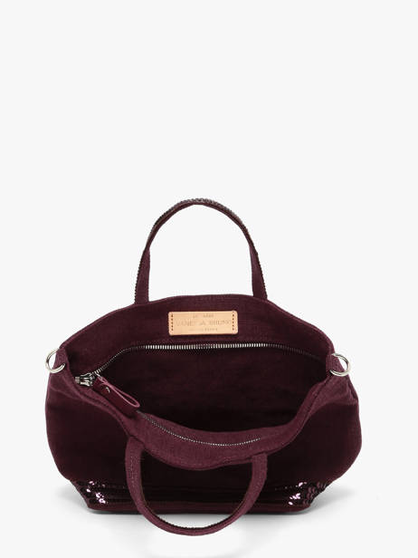 Crossbody Baby Cabas Linen Vanessa bruno Violet cabas lin 31V40410 other view 3