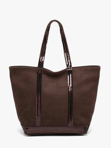 Satchel Cabas Cuir Leather Vanessa bruno Brown cabas cuir 8V40378 other view 4