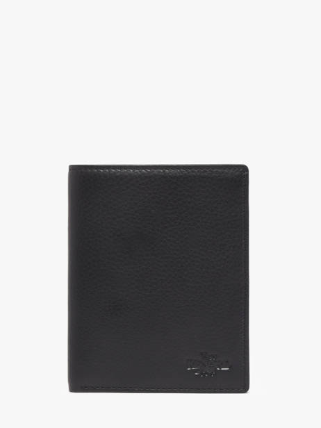 Wallet Foulonne Leather Yves renard Black foulonne 23425