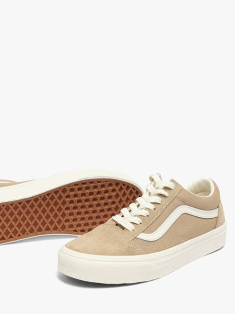Sneakers In Leather Vans Beige women EDY4MG1 other view 2