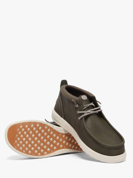 Mocassins Hey dude Vert men 42051 vue secondaire 2