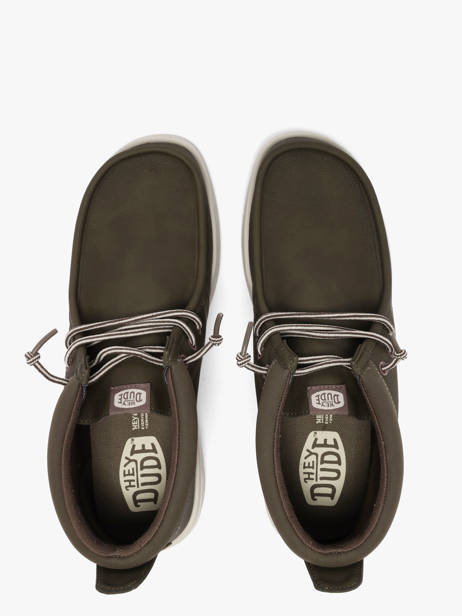 Mocassins Hey dude Vert men 42051 vue secondaire 3