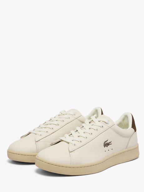 Sneakers In Leather Lacoste White men 2SMA0146 other view 1