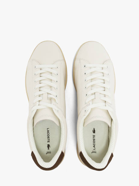 Sneakers In Leather Lacoste White men 2SMA0146 other view 3