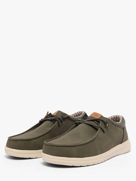 Moccasins Hey dude Green men 43352 other view 1