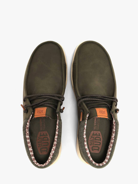 Moccasins Hey dude Green men 43352 other view 3