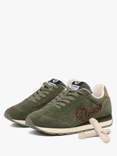 Sneakers In Leather No name Green women KNHRAQ04 other view 1