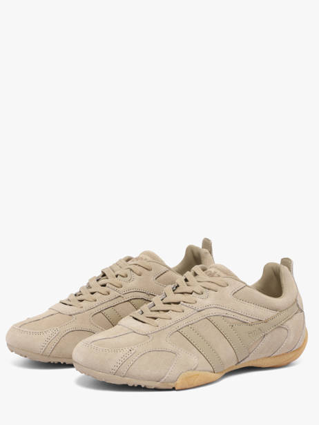 Sneakers In Leather Gola Beige women CLB938FF other view 1