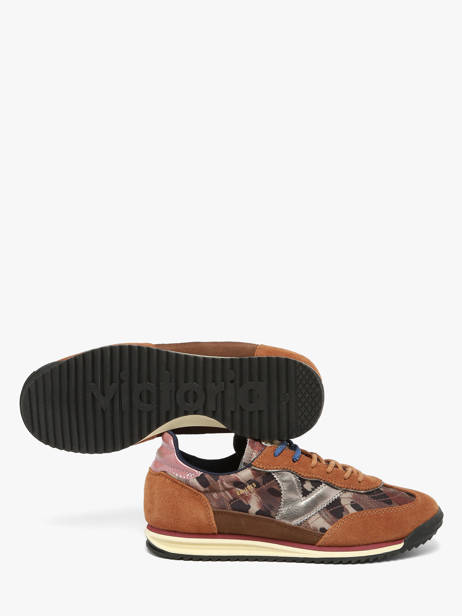 Sneakers In Leather Victoria Beige women 1158116 other view 2