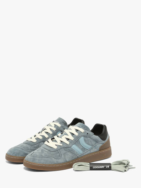 Sneakers In Leather Coolway Blue men 8683594 other view 1