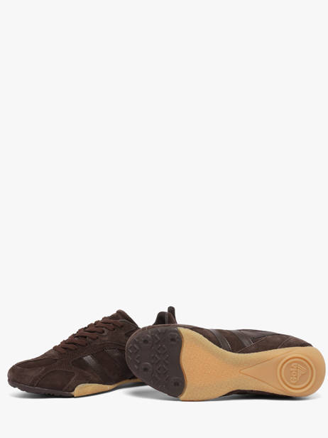 Sneakers In Leather Gola Brown women CLB938DD other view 2