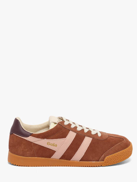 Sneakers In Leather Gola Brown women CLB538LK
