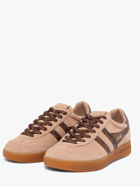 Sneakers In Leather Gola Pink women CLB919LC other view 1