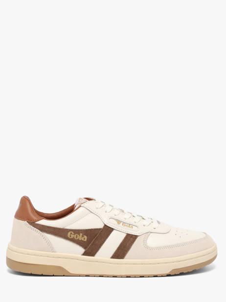 Sneakers In Leather Gola White men CMB336WP