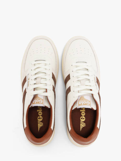 Sneakers In Leather Gola White men CMB336WP other view 3