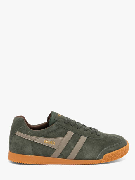 Sneakers In Leather Gola Green men CMA192NF