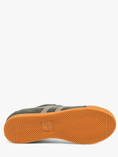 Sneakers In Leather Gola Green men CMA192NF other view 4