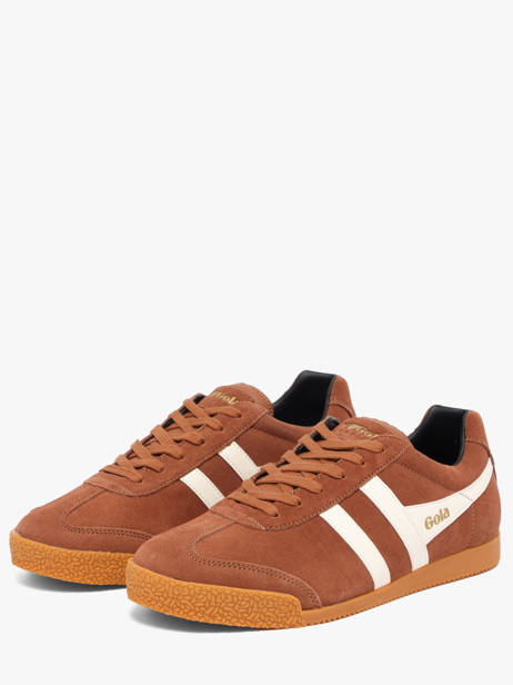 Sneakers In Leather Gola Brown men CMA192TI other view 1