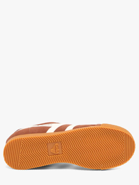Sneakers In Leather Gola Brown men CMA192TI other view 4