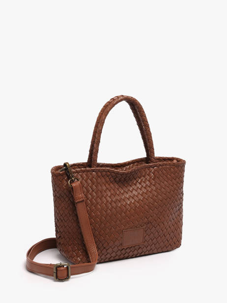 Crossbody Bag Lisbonne Leather Basilic pepper Brown lisbonne BLIS01 other view 1
