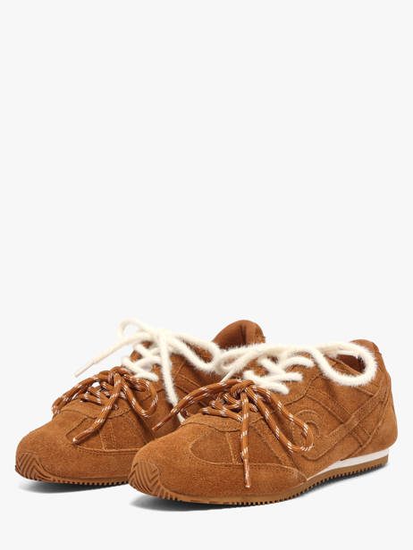 Sneakers In Leather No name Brown women TNERA904 other view 1
