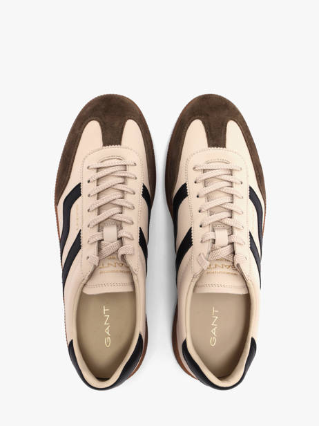 Sneakers In Leather Gant Beige men 33631374 other view 3