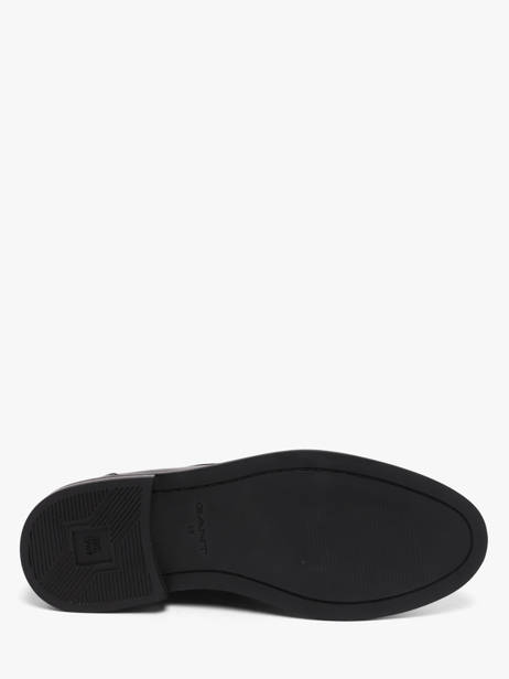 Moccasins In Leather Gant Black men 33671385 other view 4