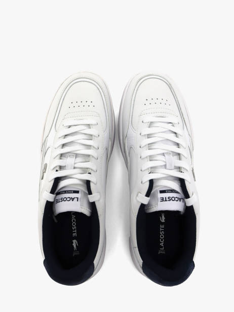 Sneakers In Leather Lacoste White men 2SMA0006 other view 3