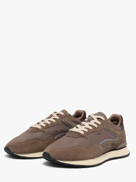 Sneakers In Leather Hoff Brown men 22602410 other view 1