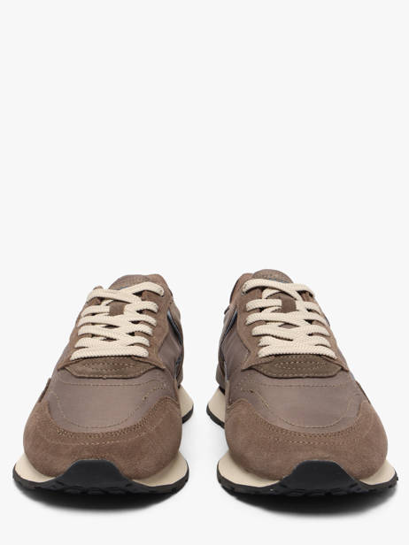 Sneakers In Leather Hoff Brown men 22602410 other view 2