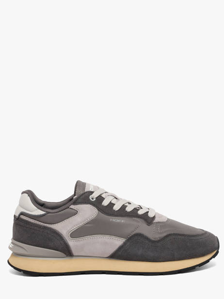 Sneakers In Leather Hoff Gray men 22602417