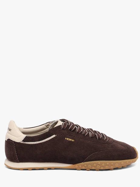 Sneakers In Leather Hoff Brown women 22661420