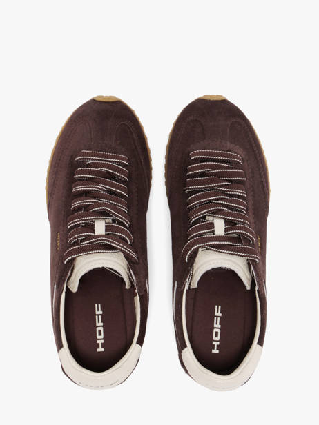 Sneakers In Leather Hoff Brown women 22661420 other view 3