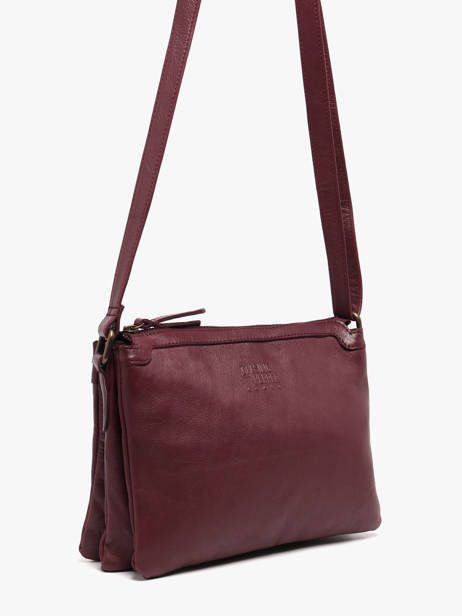 Shoulder Bag Cow Leather Basilic pepper Red cow BCOW83 other view 1
