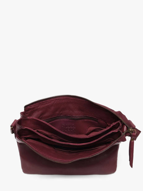 Shoulder Bag Cow Leather Basilic pepper Red cow BCOW83 other view 3
