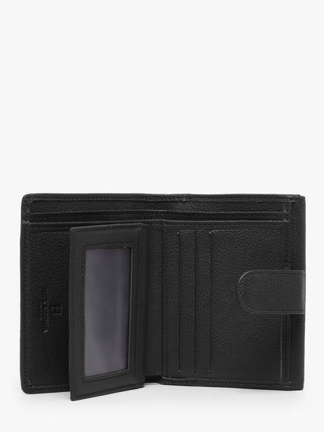 Wallet Leather Hexagona Black confort 467468R other view 2